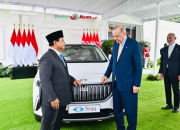 Kala Presiden Prabowo Mencoba Mobil Listrik Buatan Turki, Hadiah Langsung dari Erdogan