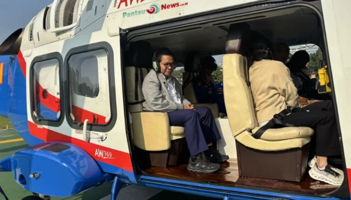 Pramono Anung Tinjau Banjir Jakarta dari Helikopter, Warganet Bereaksi!