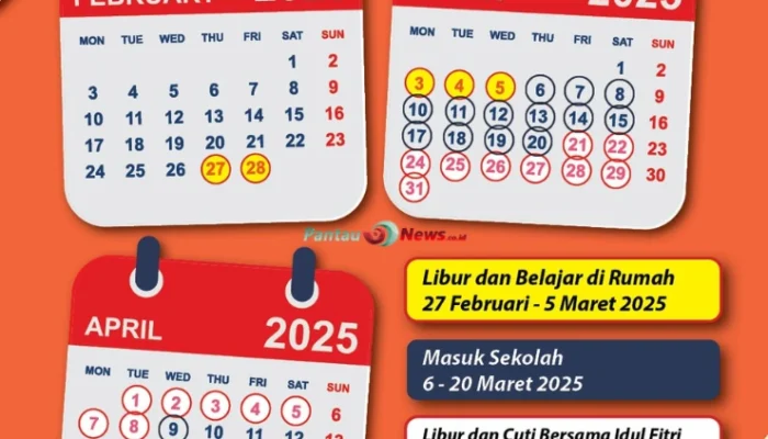 Jadwal Libur Sekolah Lebaran 2025 Dimajukan, Siswa Dapat Jatah 19 Hari!