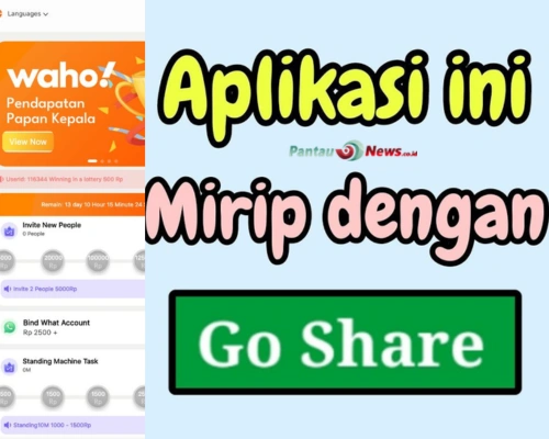 Waspada! Aplikasi WAHO Mirip Go Share