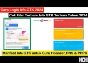 Mudah & Cepat! Cara Login Info GTK 2024!