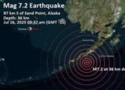 Gempa Dahsyat Magnitudo 7,3 Guncang Alaska AS, Peringatan Tsunami Dikeluarkan