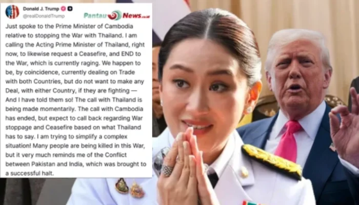 Trump Ancam Thailand: Gencatan Senjata Kamboja atau Perdagangan Dibekukan!