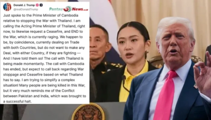 Trump Ancam Thailand: Gencatan Senjata Kamboja atau Perdagangan Dibekukan!
