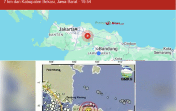 Gempa M4.9 Guncang Bekasi, Gedung DPR Rusak, 30 Anggota Terjebak!