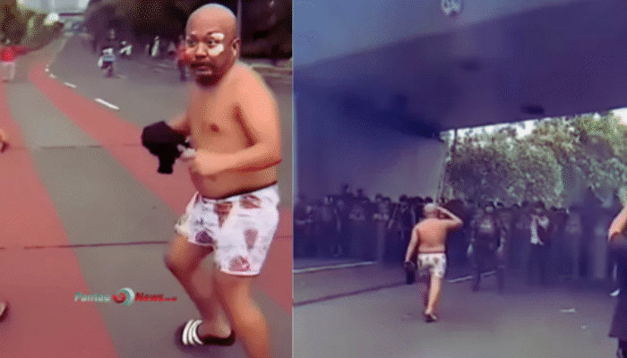Bang Pascol Viral Ikut Demo DPR Ricuh 25 Agustus: Streamer Kolor Putih di Garis Depan!