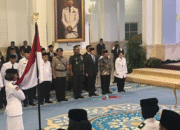 76 Paskibraka 2025 Resmi Dikukuhkan di Istana, Disaksikan Megawati!