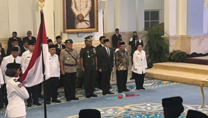 76 Paskibraka 2025 Resmi Dikukuhkan di Istana, Disaksikan Megawati!