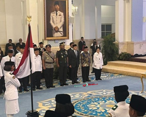 76 Paskibraka 2025 Resmi Dikukuhkan di Istana, Disaksikan Megawati!