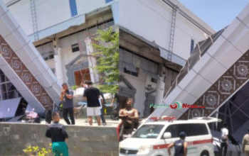 Tragedi Atap Gedung KPT Brebes Roboh: 3 Pekerja Luka