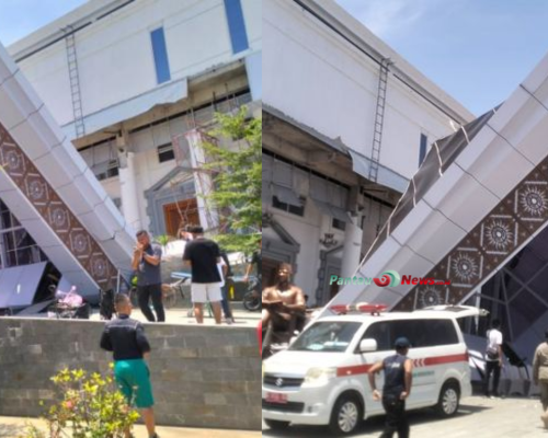 Tragedi Atap Gedung KPT Brebes Roboh: 3 Pekerja Luka