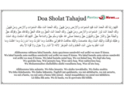 Doa Sholat Tahajud: Bacaan Singkat Arab, Latin, dan Terjemah yang Mustajab