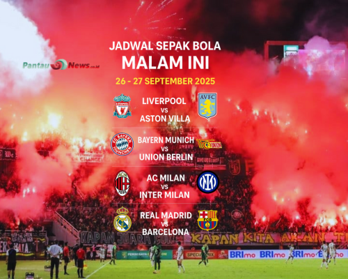 Jadwal Sepak Bola Malam Ini 26-27 September 2025