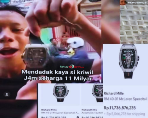 Warga Kembalikan Jam Mewah Richard Mille Rp11,7 M Milik Sahroni Usai Penjarahan