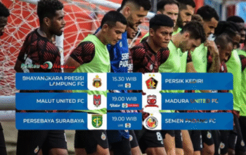 Jadwal Lengkap dan Klasemen Super League 2025/2026: Persebaya vs Semen Padang FC