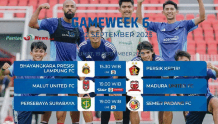 Jadwal Lengkap dan Klasemen Super League 2025/2026: Persebaya vs Semen Padang FC