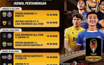 Jadwal Lengkap Piala Presiden 2025