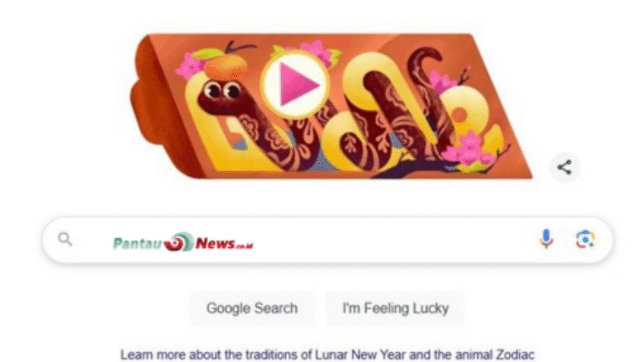 Google Doodle Imlek 2025: Game Ular Bertema Tahun Ular yang Seru!